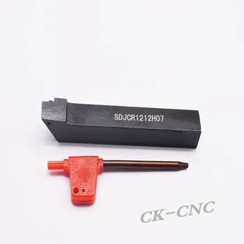 

SDJCR1212H07 12*12*100mm 55degreeCNC Lathe External Cutting Tool Right Holder For DC**0702 inserts