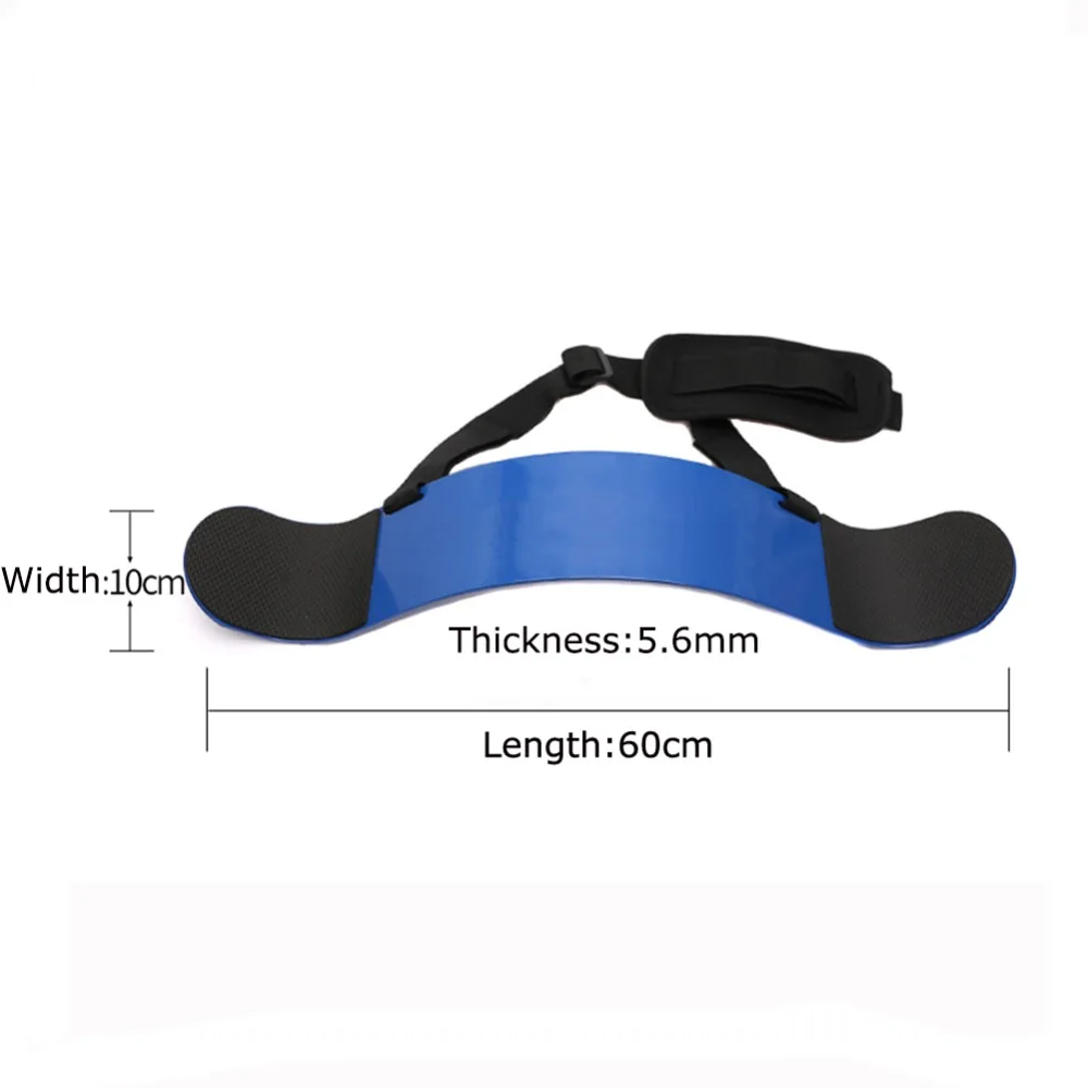Fitness Arm Blaster Adjustable Aluminum Bodybuilding Bicep Blaster Bomber Weight Lifting Straps Muscle Training Gym Equipment
