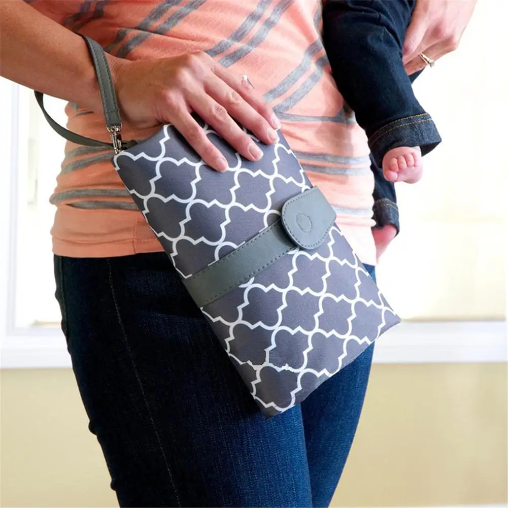 Детские Пеленки сумки для мам, носить мешок нетканые ткани портативный складной младенческий уход сумка Многофункциональный
