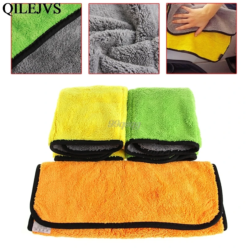 

Auto Care 45cmx38cm Super Thick Plush Microfiber Car Cleaning Cloths Car Care Microfibre Wax Polishing Detailing Towels