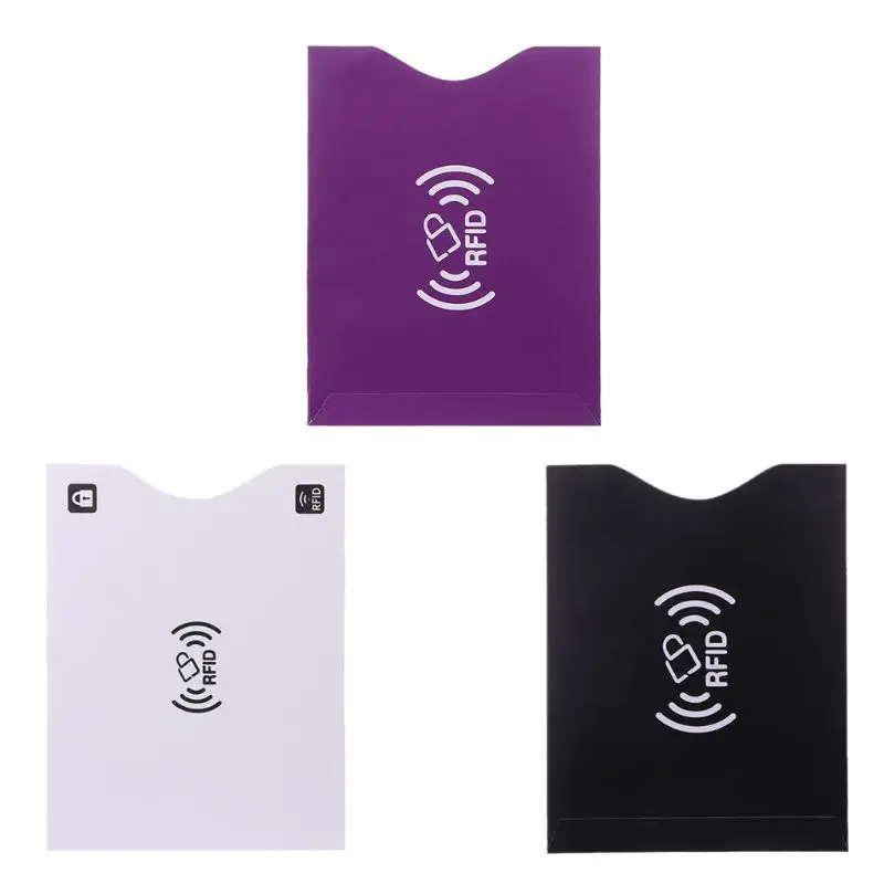 High Quality RFID Blocking Credit Card Passport Cover Protector