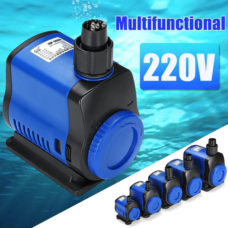 Ultra Silent Submersible Aquarium Water Pump for Fish Tank Fountain
