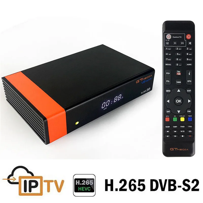HOT 1Set WIFI Satellite TV Receiver Gtmedia V8 NOVA HD 1080P DVB-S2 Decoder Built-in Satellite TV Receiver TV Box With Manual
