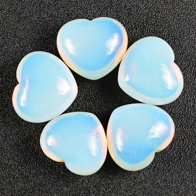 

Natural Opalite Tumblestone Polished Feng shui Tumbled Ston Beads Healing Crystal Gemstone Home Decor