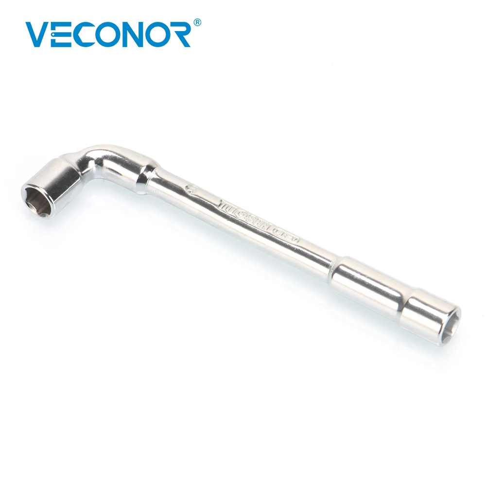 

8mm L Type Angled Socket Wrench Spanner With Thru Hole, Chome Vanadium
