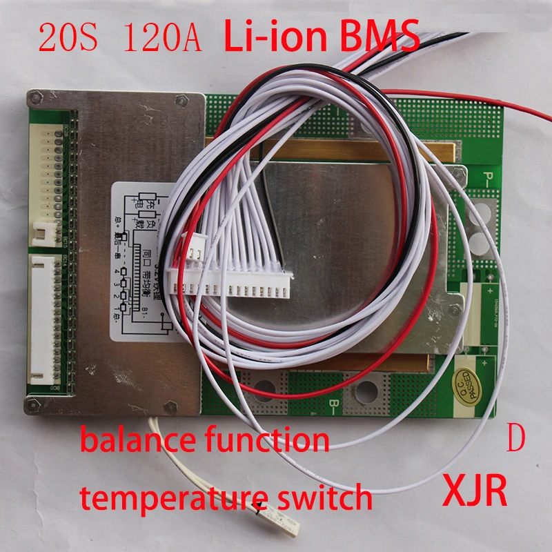 20S 120A версия D lipo литий полимерная BMS/PCM/PCB плата защиты батареи для 20 упаковок 18650