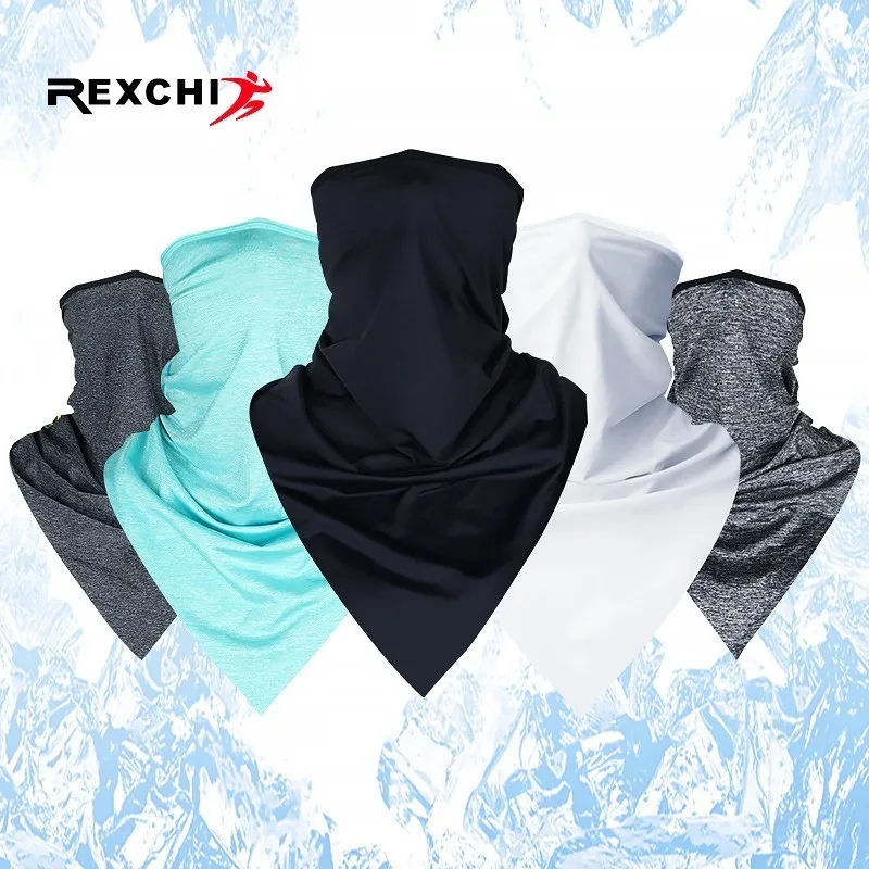 

REXCHI Sports Face Mask Summer Winter Training Facemask Cover Running Cycling Bike Riding Neck Warmer Triangle Scarf Bandana