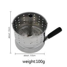 1 шт. металлический уголь для кальяна держатель чаша с ручкой насадки для кальяна чаша для кальяна аксессуары инструмент для водопровода