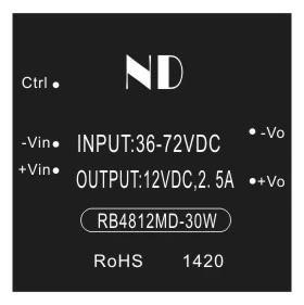 1pcs dc dc step down converters 48V to 12V 2.5a regulated dcdc power module quality goods 1pcs dc dc step down converters 48V to 12V 2.5a regulated dcdc power module quality goods