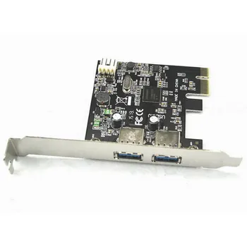 

2 Port USB 3.0 5GB PCI-Express Extension PCIE Adapter Controller Card