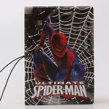 Multifactional Человек-паук 3D обложка для паспорта унисекс для женщин мультфильм держатель патрона Высокое качество путешествия ID билетов барсетка