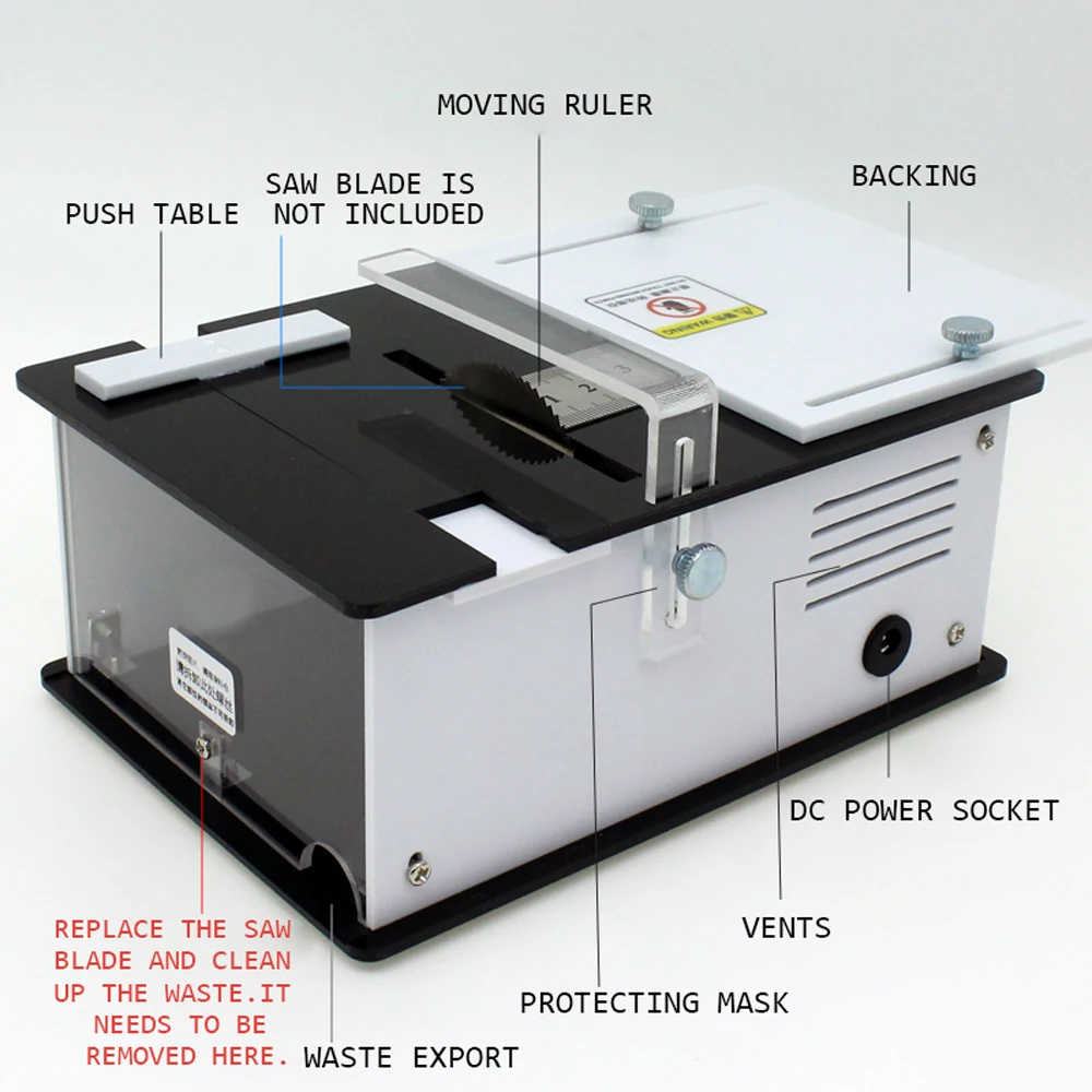 Мини-многофункциональная Настольная пила, маленький бытовой Режущий инструмент для домашнего творчества, деревообрабатывающий станок, токарный станок, электрическая скамейка, электроинструменты