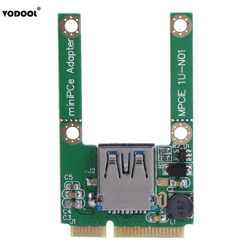 Плата расширения VODOOL Mini PCI E на USB2.0 Express PCIe USB 2 0 переходник адаптер с винтовыми
