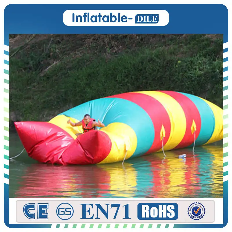 0.9mm pvc 6x2m high quality jump air bag/inflatable blobbing/inflatable