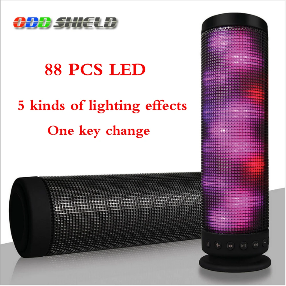 bluetooth speaker with flashing lights