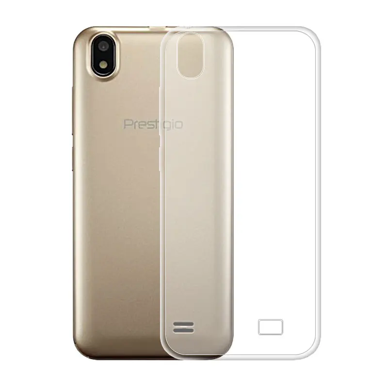 Чехол для Prestigio Wize Q3 PSP3471 DUO тонкий прозрачный мягкий силиконовый чехол из ТПУ