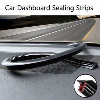 

Car Soundproof Rubber Seal Dashboard Sealing Strip Styling Sticker For Audi A3 A4 A5 A6 A7 A8 B6 B7 B8 C5 C6 TT Q3 Q5 Q7 S3 S4