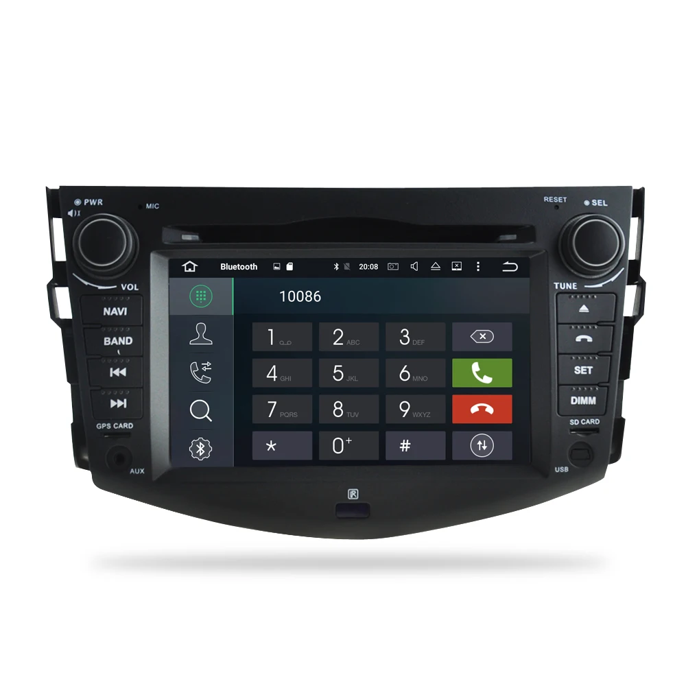 Android 8 0 Автомобильный DVD стерео Мультимедиа головного устройства для Toyota RAV4 2008 до