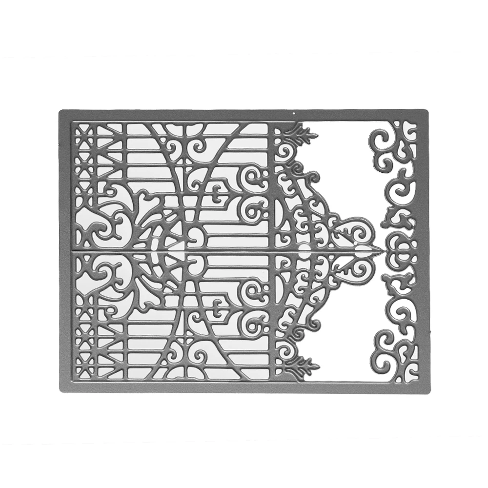 Swovo الدانتيل السياج الباب إطار الإستنسل الفولاذ المعادن قطع يموت DIY Scrapbookind الحرفية يموت الاستنسل صورة بطاقة النقش يموت 2019