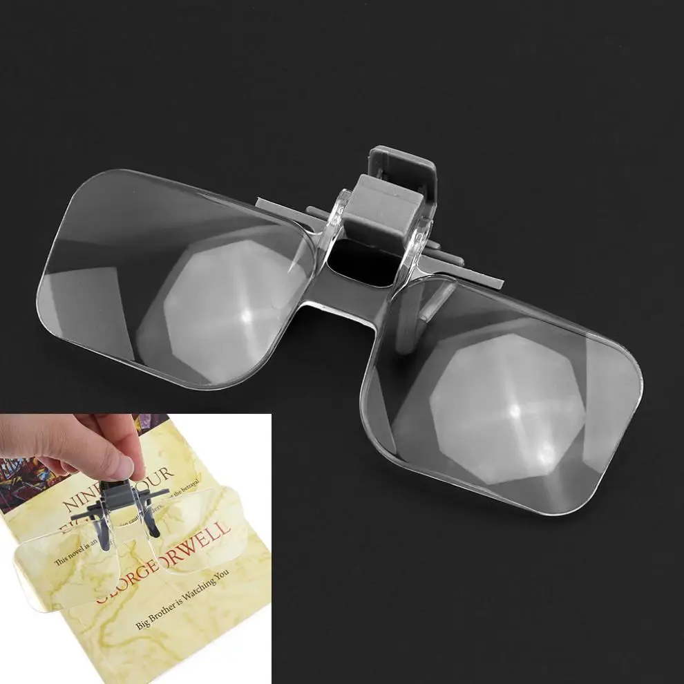 Buy 2X Acrylic Lens + ABS Portable Gripping Glasses