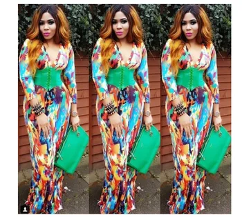 

Plus-size women's long-sleeve skirt ground long dress H9365 Fashion ladies dress fashion dress hot night dress casual style