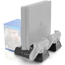 PS4 аксессуары PS4/PS4 Slim/PS4 Pro консоль Вентилятор охлаждения вертикальная подставка джойстик PS4 контроллер зарядное устройство игровой диск Подставка для хранения