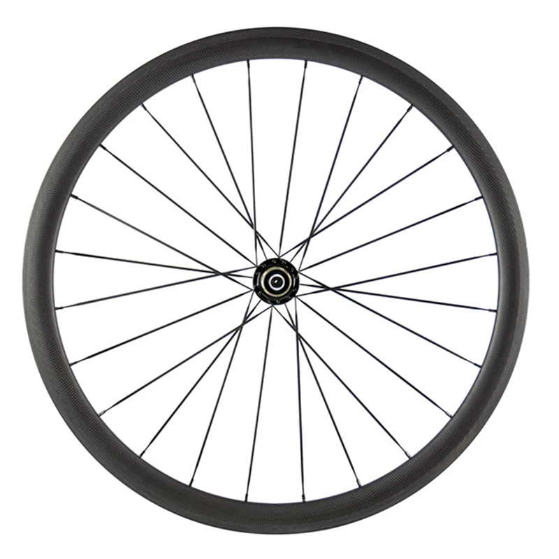 Excellent High Performance Road Carbon Fiber Wheelset Clincher 38mm Racing Road Wheels Powerway Hub 4