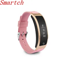 Smartch I8 умный Браслет Talk Band сердечного ритма Мониторы Приборы для измерения артериального давления часы с Шагомер сна Фитнес трекер Спорт браслет
