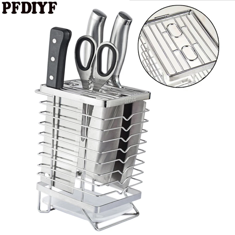 Buy PFDIYF Kitchen Knife Block Knives Holder Organizer