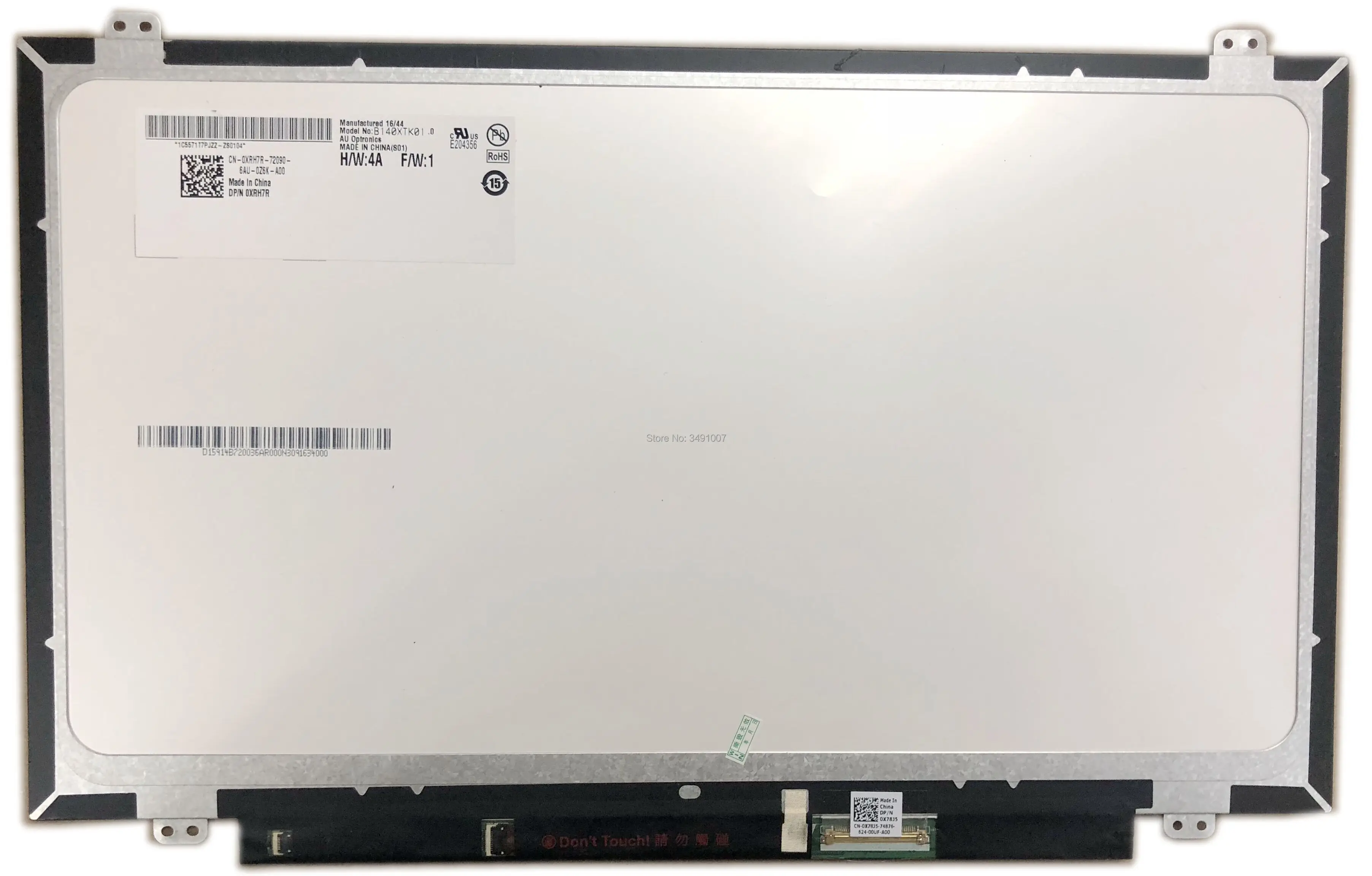 Для DELL только B140XTK01.0 H/W: 4A F/W: 1 14,0 "WXGA HD LED ЖК дисплей экран DP/N 0XRH7R