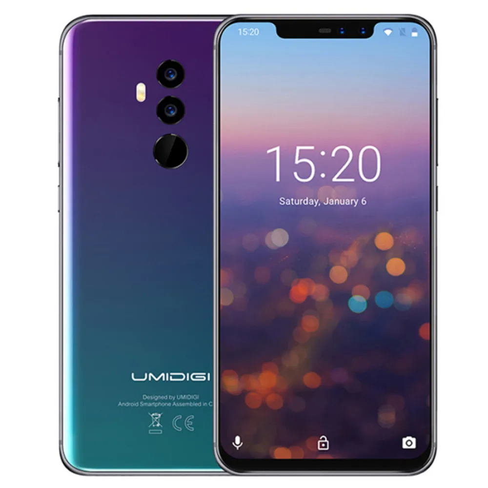 UMIDIGI UMI Z2 Special Edition 4 Гб Оперативная память 64 Встроенная Helio P23 MTK6763 2 0 ГГц Octa Core 6 "FHD +