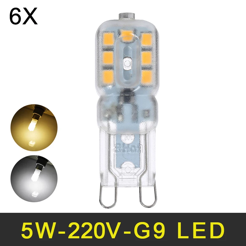 Mini LED G9 Lamp 5W SMD2835 G9 LED Bulb Chandelier LED Light 220V ... Mini LED G9 Lamp 5W SMD2835 G9 LED Bulb Chandelier LED Light 220V ...