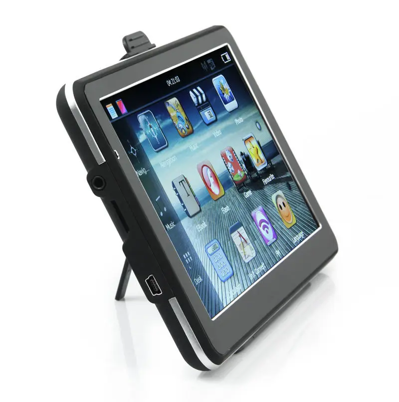 Портативный Автомобильный GPS навигатор 7 дюймов HD TFT Bluetooth AV IN Fm 4 Гб новейшая