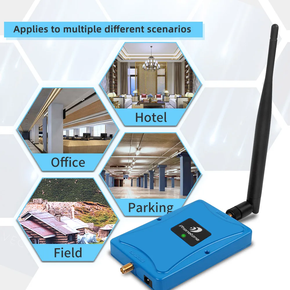 4G LTE 800MHz Cellular Booster 4G Mobile Phone Signal Booster 4G Smart Cell Phone Signal Amplifier Repeater & 2 Antenna for Home