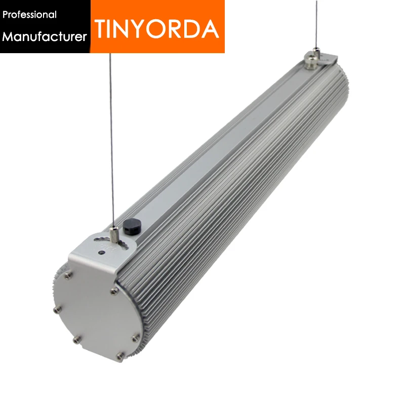 

Tinyorda THD100 2Pcs (1M Length)100W Led Pendant Light Profile Hanging Light Low bay Light Heatsink [Professional Manufacturer]