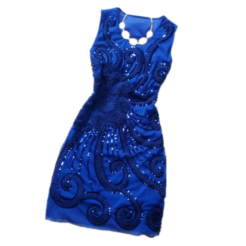 ALABIFU женское летнее платье размера плюс 5XL повседневные сексуальные винтажные элегантные вечерние платья с вышивкой и блестками vestidos