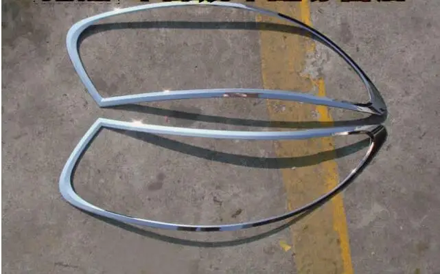 ABS Хром Передняя фара лампа крышка задняя крышка лампы для hyundai Santa Fe ix45 2006-2012