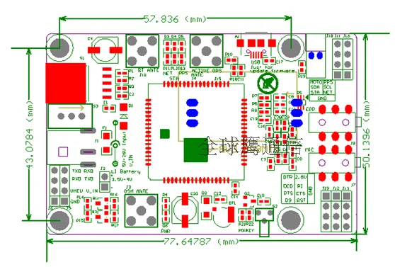 SIM808 вместо модуля SIM908 GSM GPRS gps макетная плата IPX SMA с gps антенной для Arduino Raspberry Pi