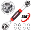 48-in-1 multi-function socket wrench double-head Tool 360 degree rotary wrench 8-19mm Torx sleeve For Furniture Car Repair ► Photo 1/6