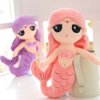 

Plush toy stuffed doll cute mermaid sea-maid sea-maiden fish girl lover Christmas Valentine's Day birthday gift 1pc