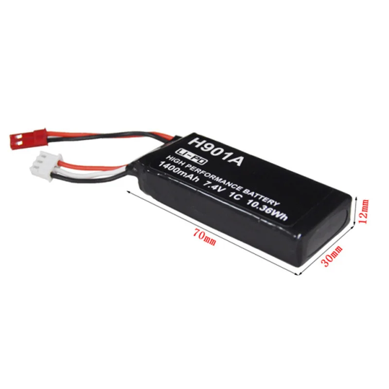 Аккумуляторная батарея Lipo 7,4 V 1400mAh Lipo батарея для Hubsan H501S H502S H109S H901A передатчик