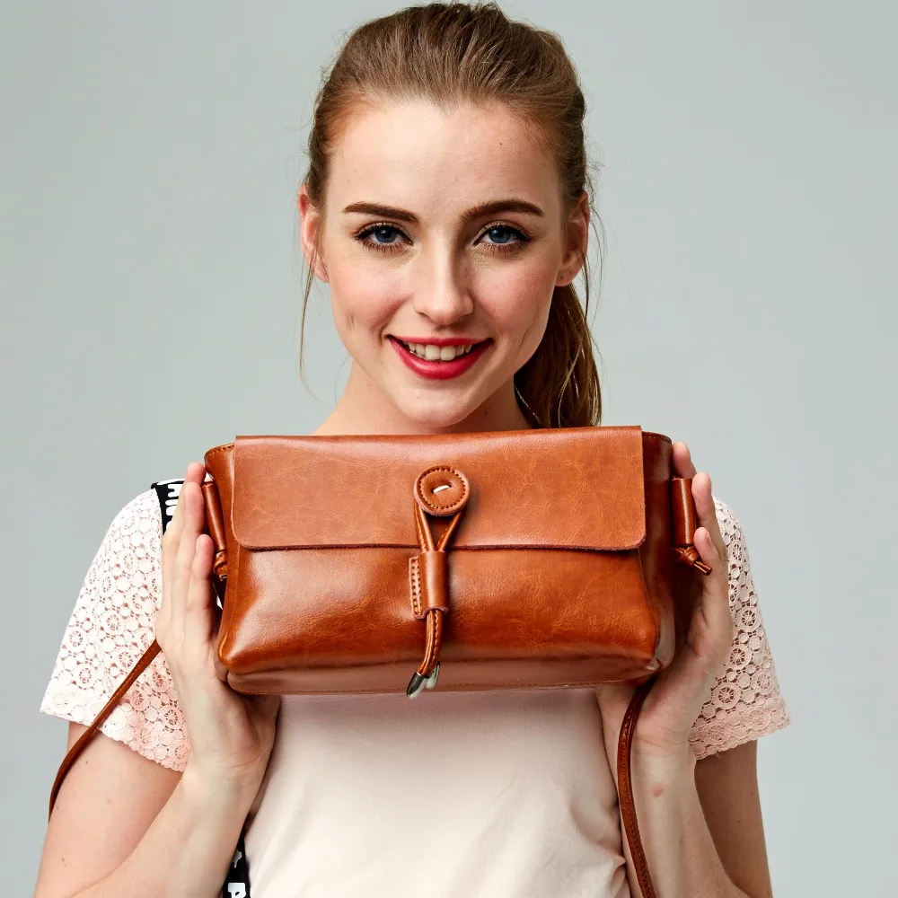 

Fashion Women Crossbody Bag Genuine Leather Shoulder Bag For Ladies Bag Summer New Yellow / beige/brown Small Bag Purse
