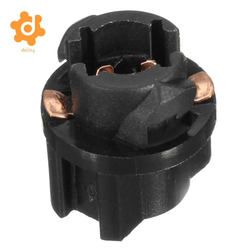 Baoblaze 10 Pieces T5 Twist Socket Car Instrument Panel Cluster Bulbs Lamp Holders