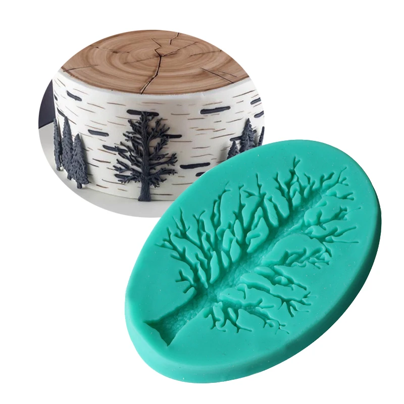 

DIY Tree shape Silicone Cake Mold Baking Mould Cake Decor Food-grade Silicone Mold Chocolate Candy Jello Fondant Cake Tools
