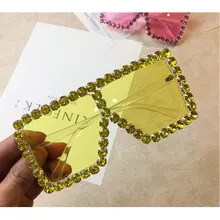 Роскошные солнцезащитные очки 4 дизайна, женские квадратные Винтажные Солнцезащитные очки, Шикарные солнцезащитные очки со стразами для женщин, большие модные солнцезащитные очки, УФ NX