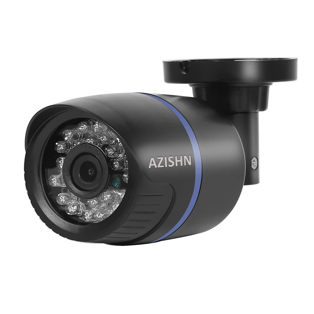 AZISHN HD 720P 960P 1080P ip-камера, аудио вход, внешний микрофон, для безопасности, уличная камера, IP аудио, ONVIF P2P IP Cam