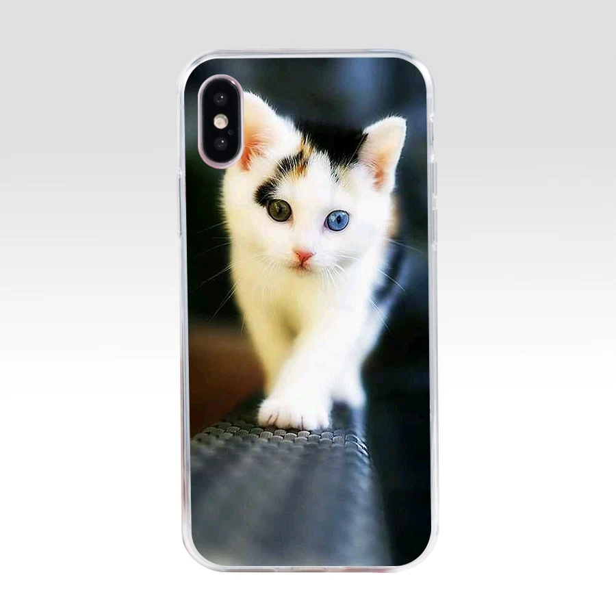 Мягкий силиконовый чехол из ТПУ для iphone 5 5s se X XR XS Max 100WE Cute Cat Kitty Space Meow|Бамперы| |