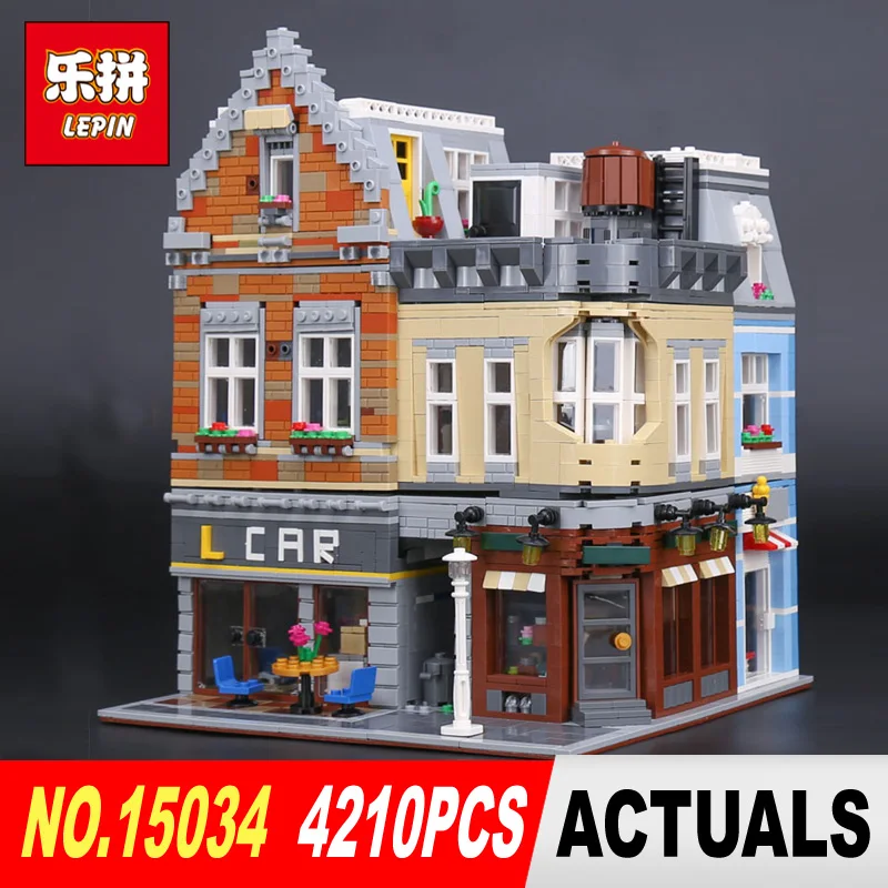 

Lepin 15034 4210Pcs Genuine MOC Series Building Blocks Bricks Educational Toys The New Building City Set Model Gifts