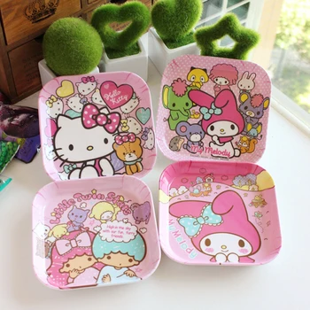 

Baby Food Service Plate Cartoon Cute Melamine Kids Plate Children Dinnerware