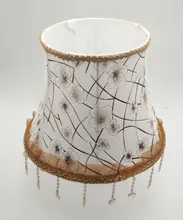 30cm E27 Art Deco Lamp shades for table lamps Lace Pattern Textile Fabric round lampshade modern style lamp cover for lamp